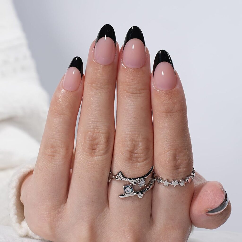 Black French Tips