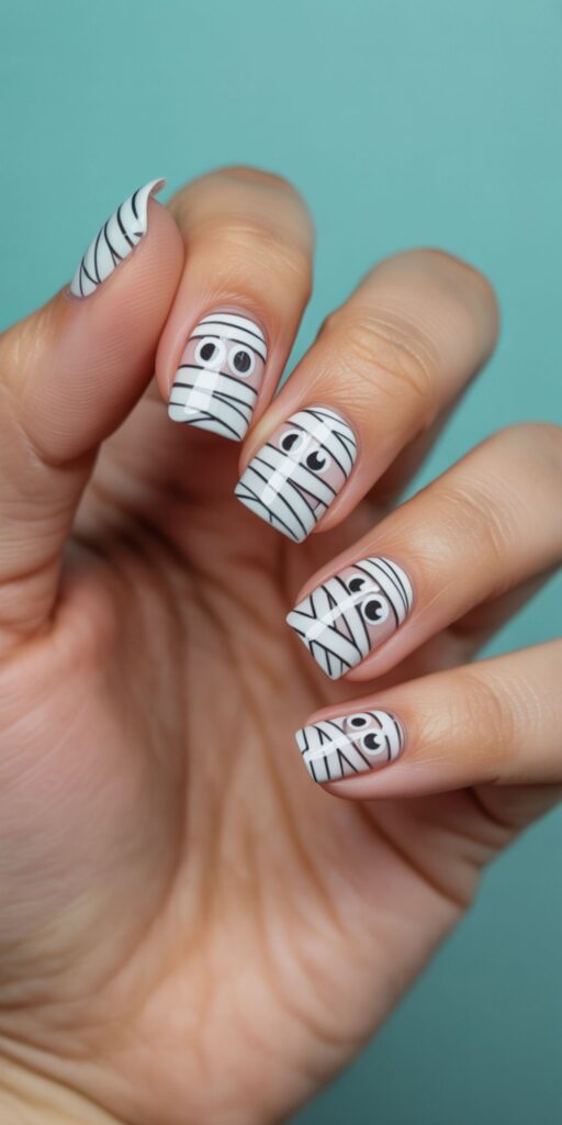 Mummy Wrap Nails