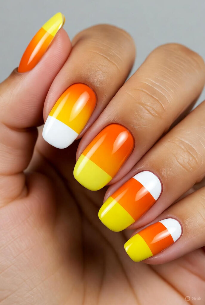 Candy Corn Color Block