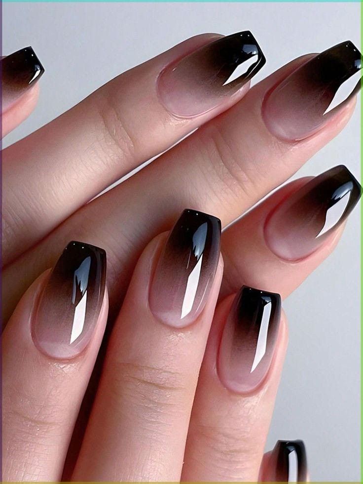 Smoky Ombre Nails