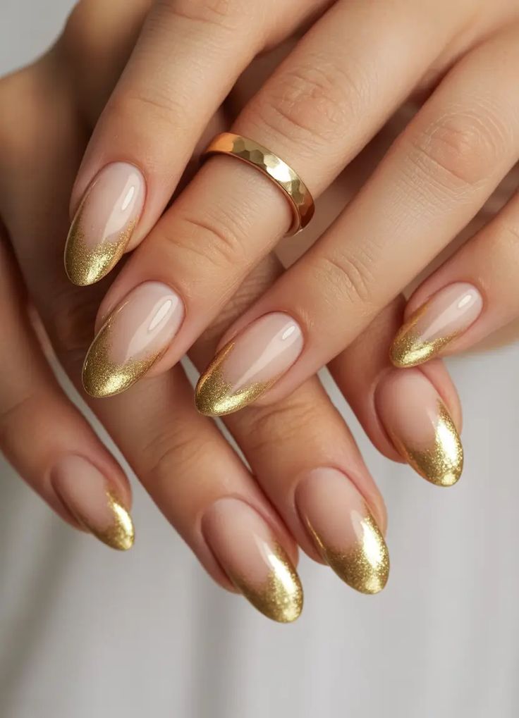 French Tips with a Fall Twist