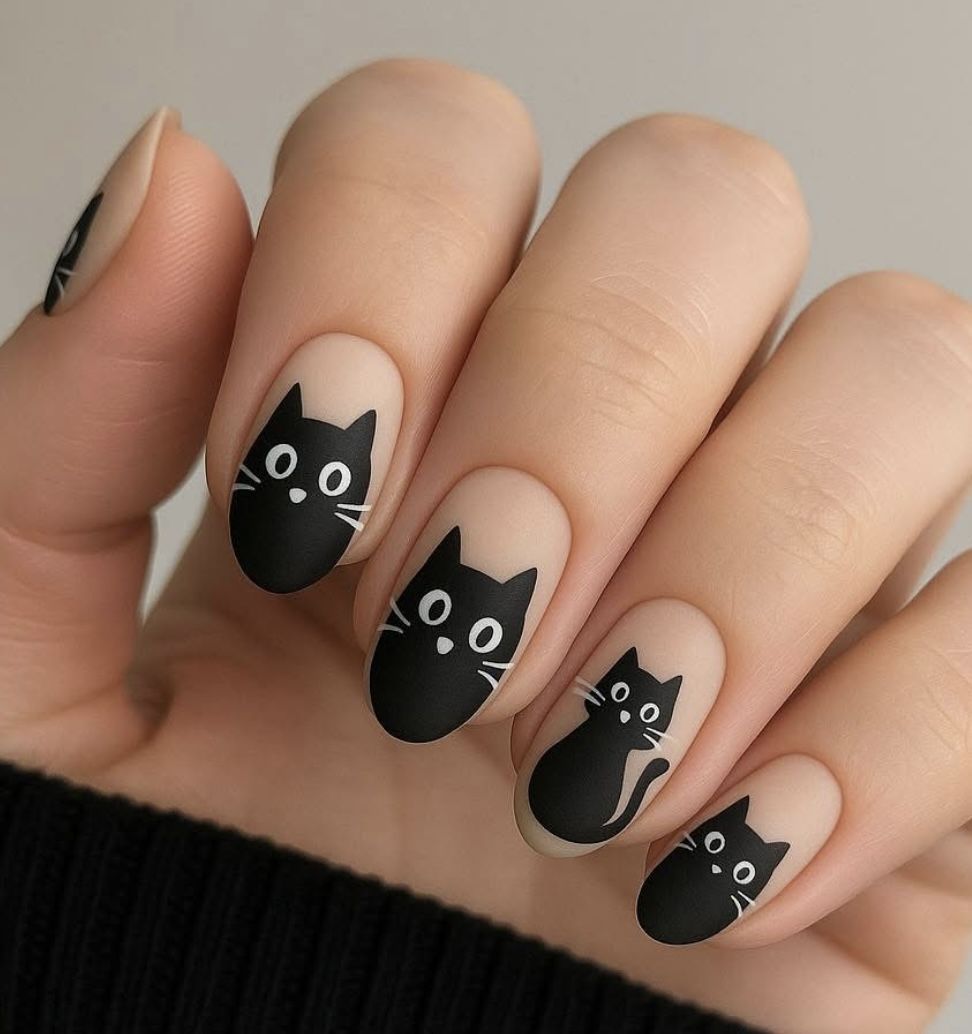 Minimalist Cat Silhouettes