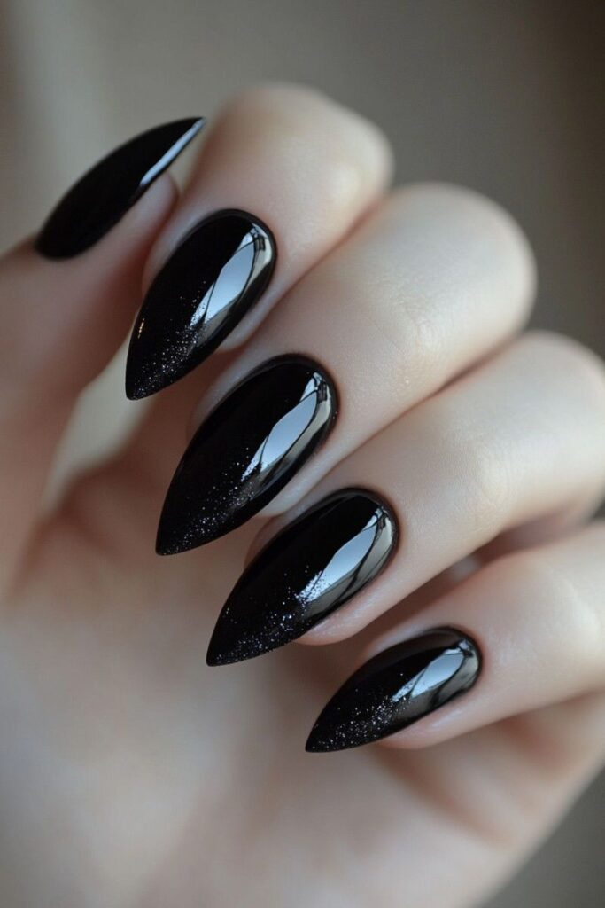 Black Chrome Nails