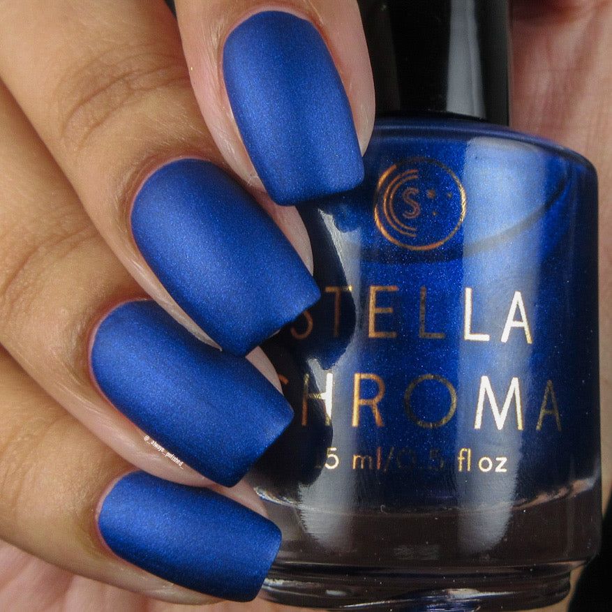 Blue Velvet Nails