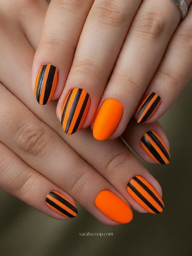 Orange and Black Mix