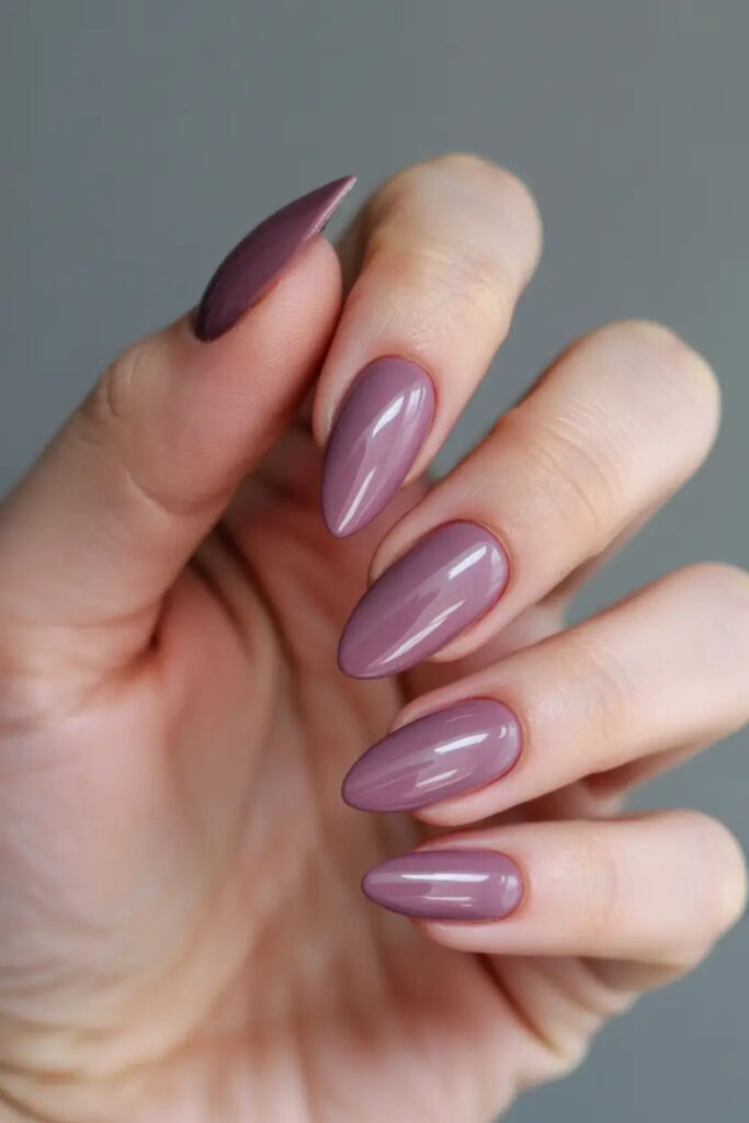 Mauve Nails