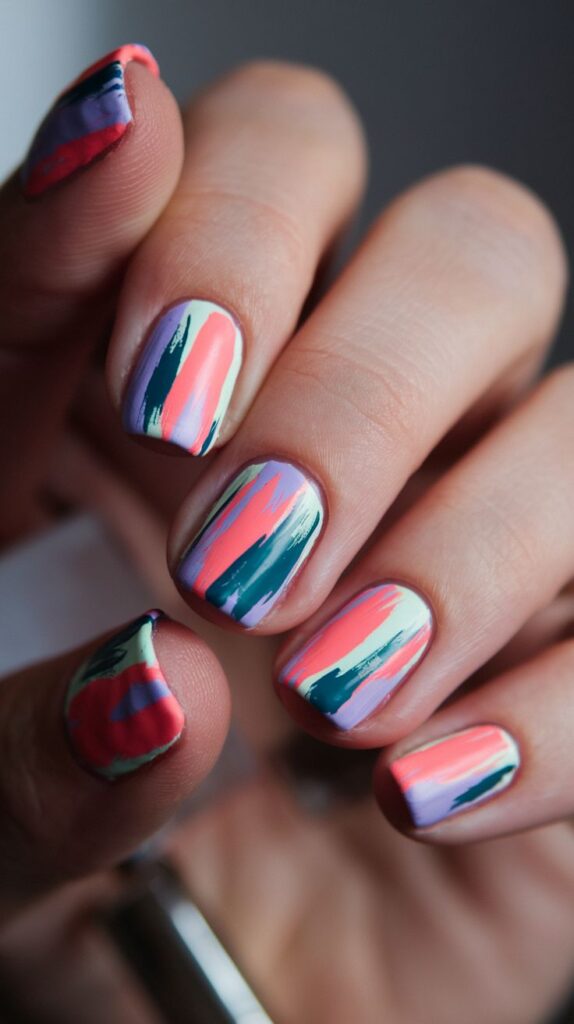 Abstract Art Nails