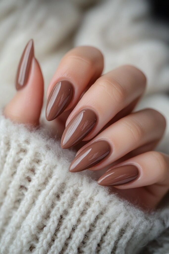Matte Neutral Nails