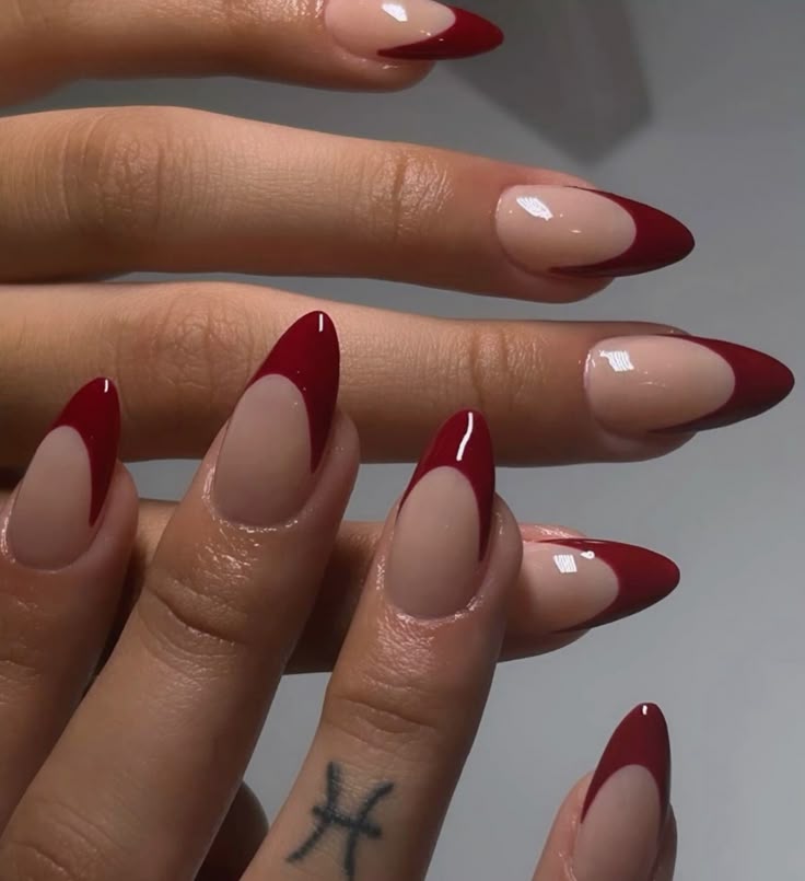 Red French Tips