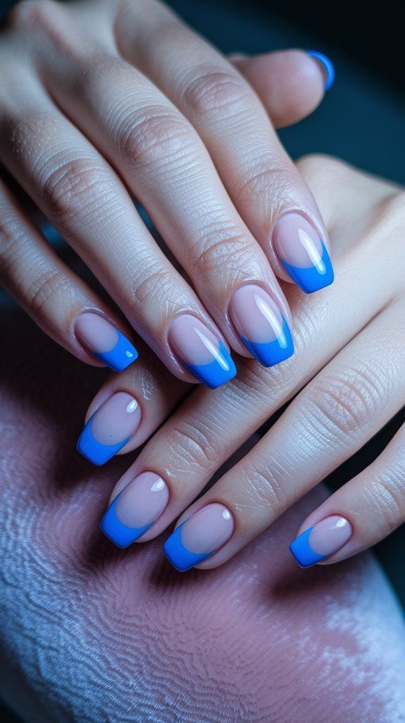Periwinkle French Tips