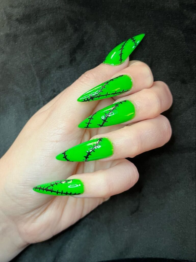 Green Monster Nails