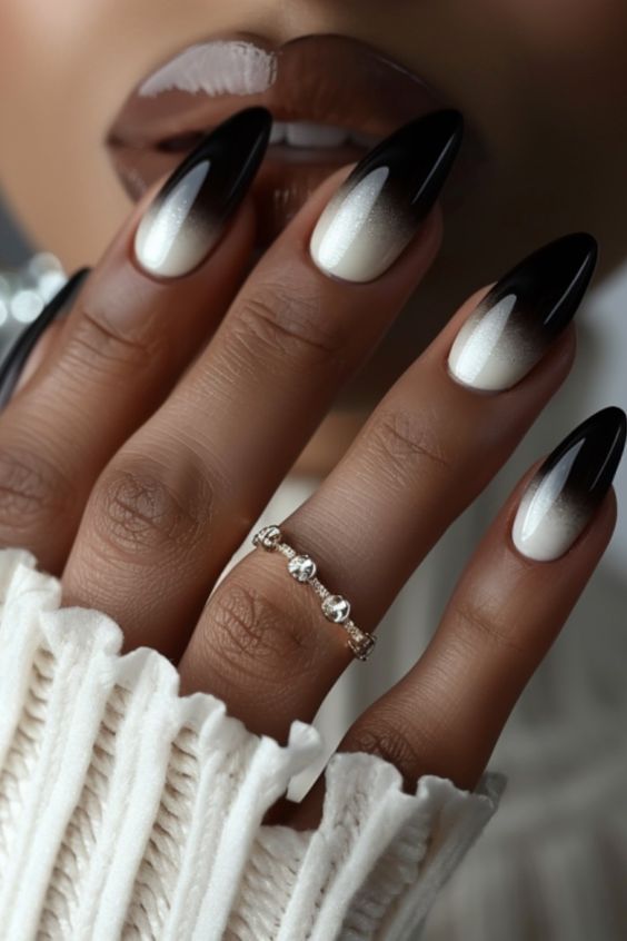 Black and White Nail