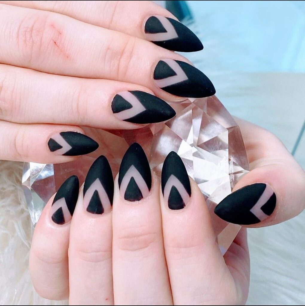 Negative Space Nails