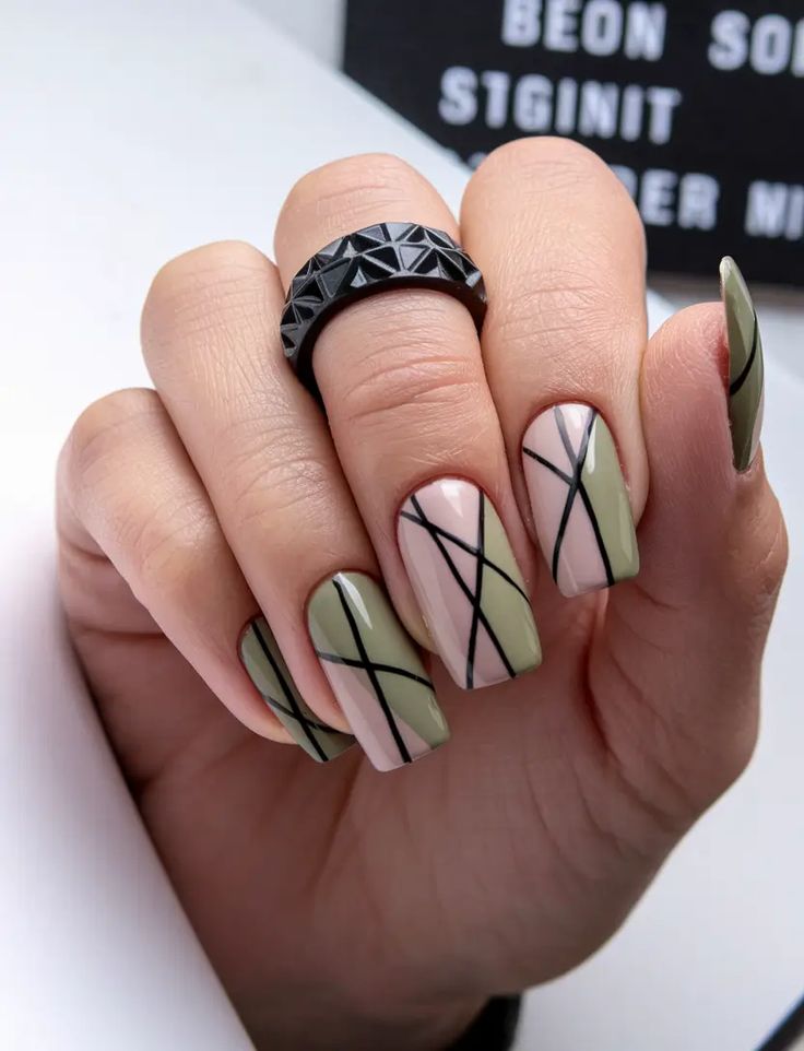 Geometric Olive Designs