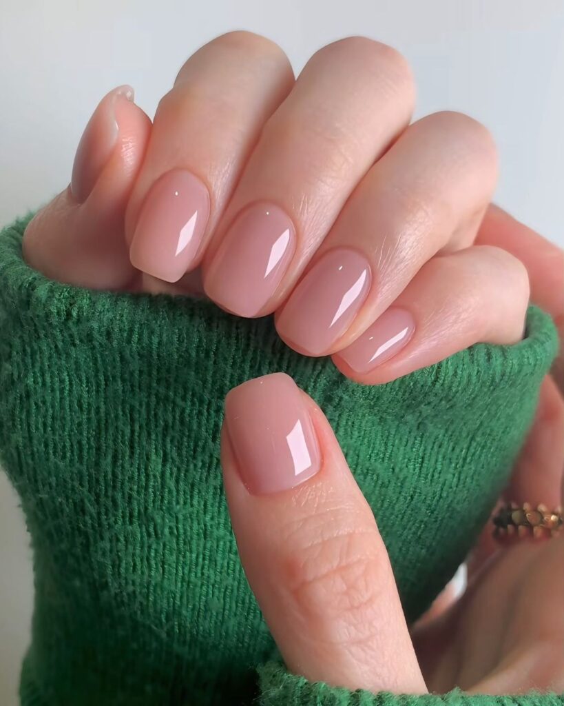 Sheer Pink Nails