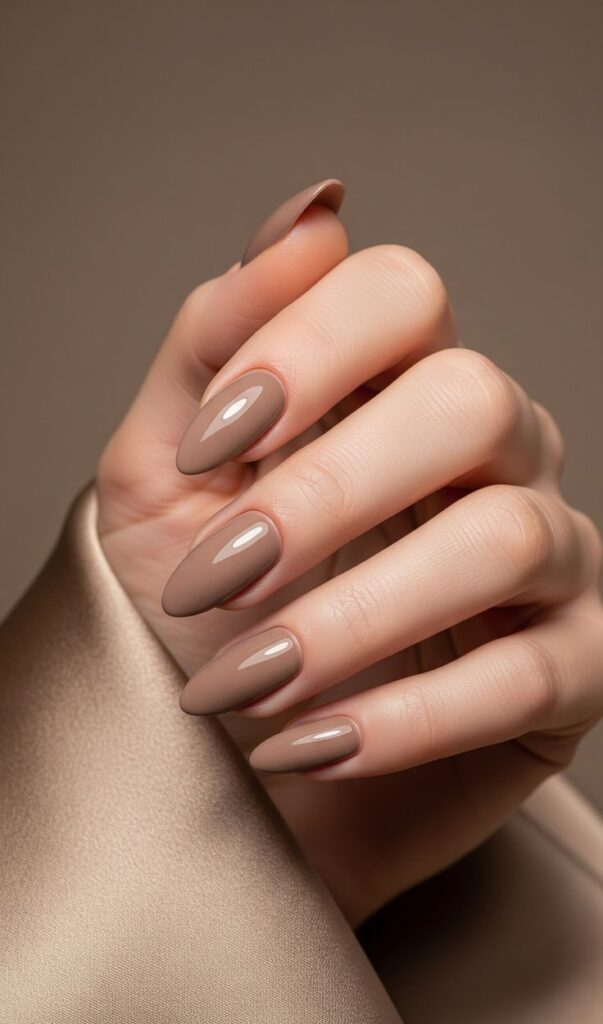 Taupe Nails