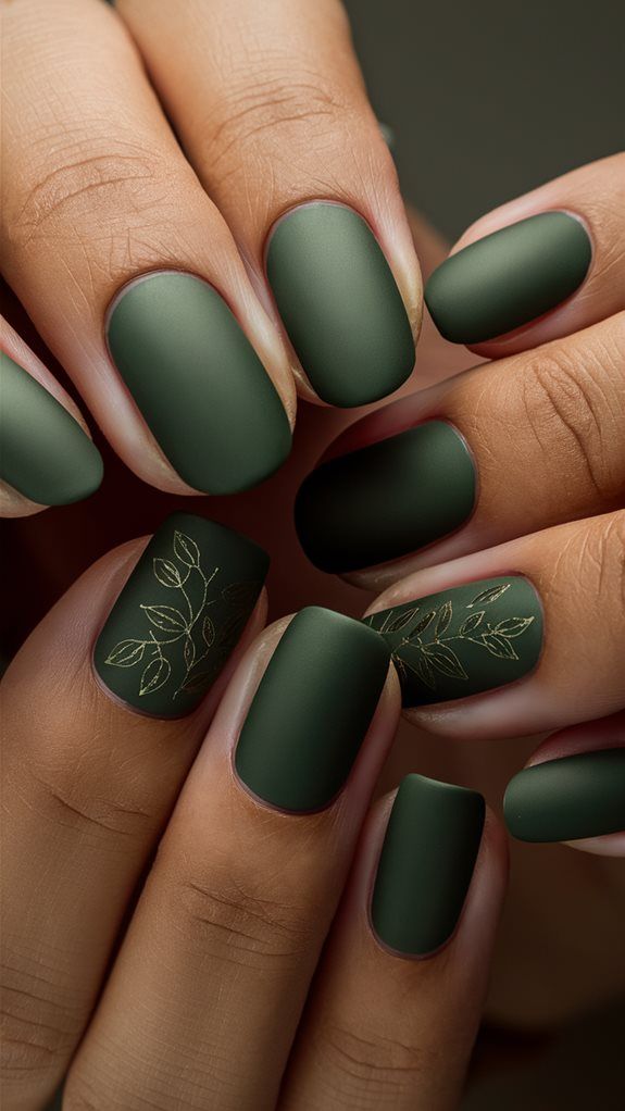 14 Green Fall Nails Everyone’s Talking About – Wait Until You See Number 7