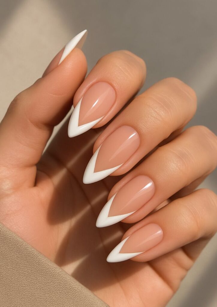 V Shape French Tips