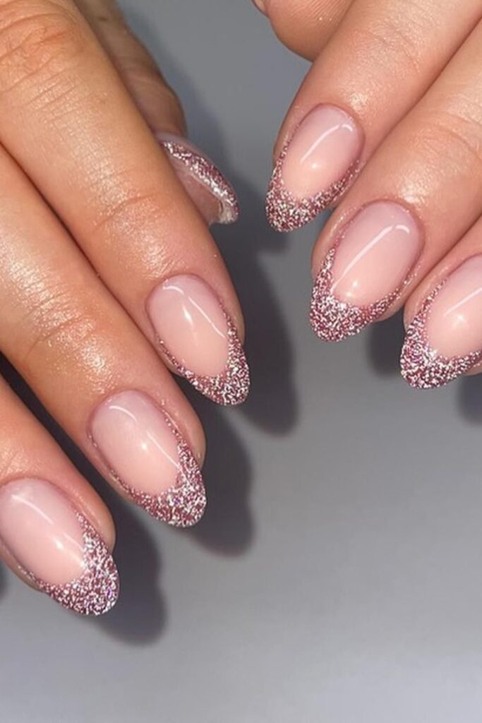 Glitter Fade Nails