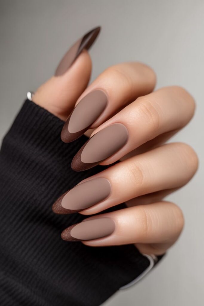 Matte Brown Tips