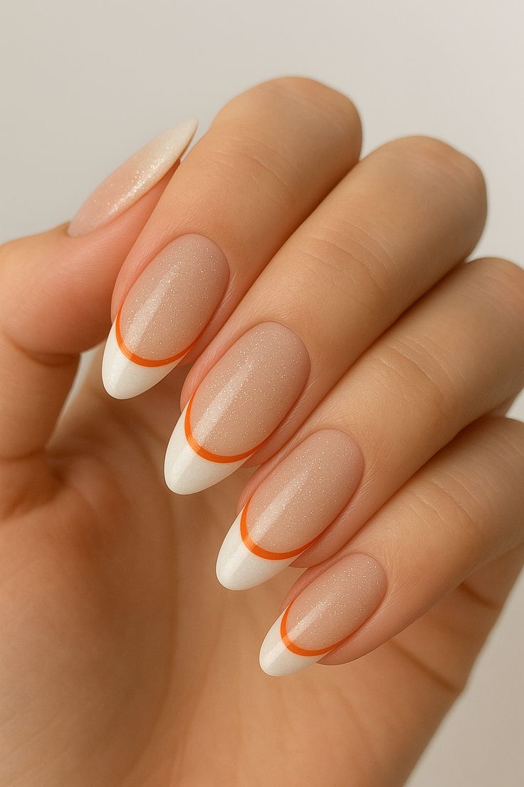 15 Cute and Easy Thanksgiving French Tip Nails for Your Holiday Look