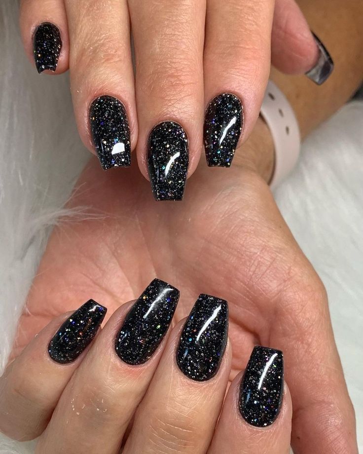 Glossy Black Birthday Shine
