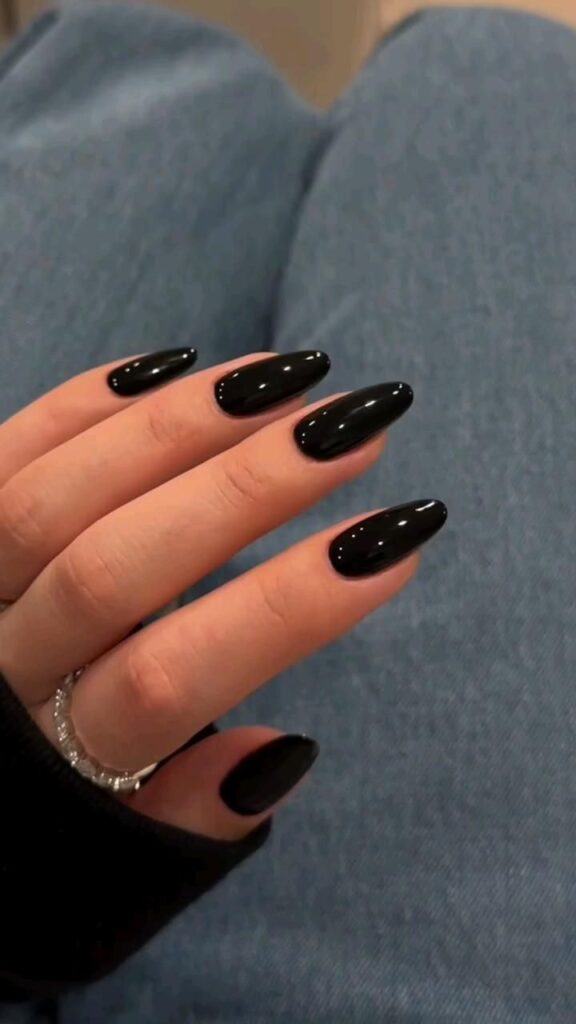 Midnight Black Nails