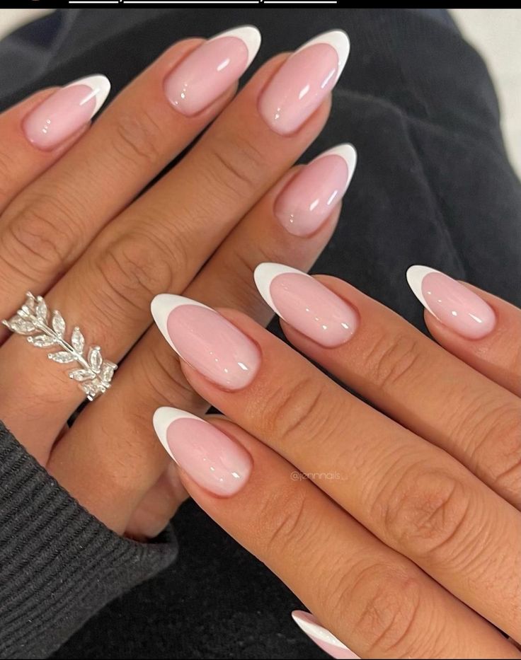 Soft Pink French Tips