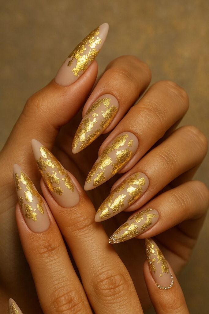 Warm Gold Glow Almonds