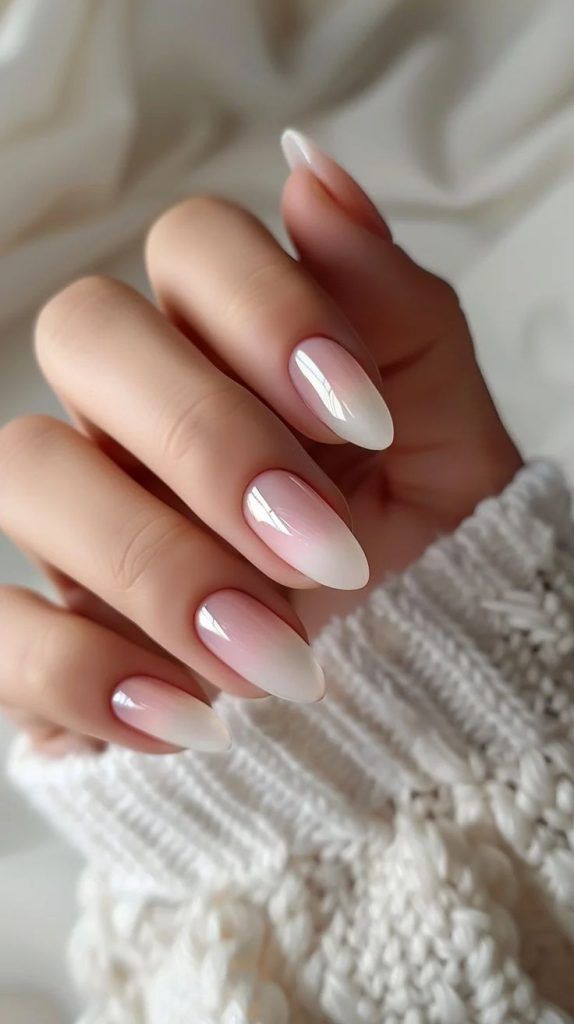 White Aura Nails