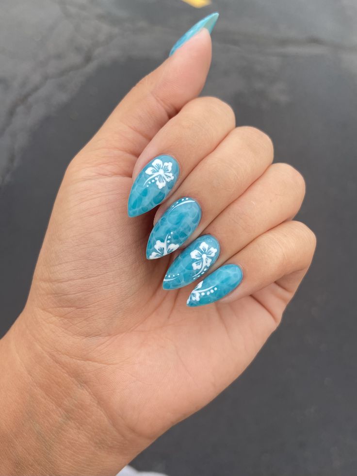 Tropical Hibiscus Pool Vibes