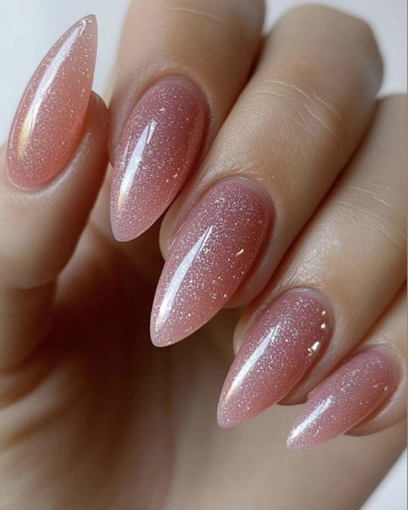Warm Pink with Micro-Shimmer
