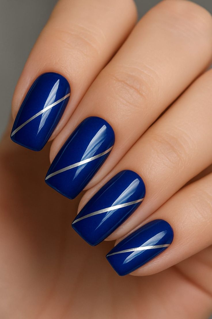 Blue Nails Design