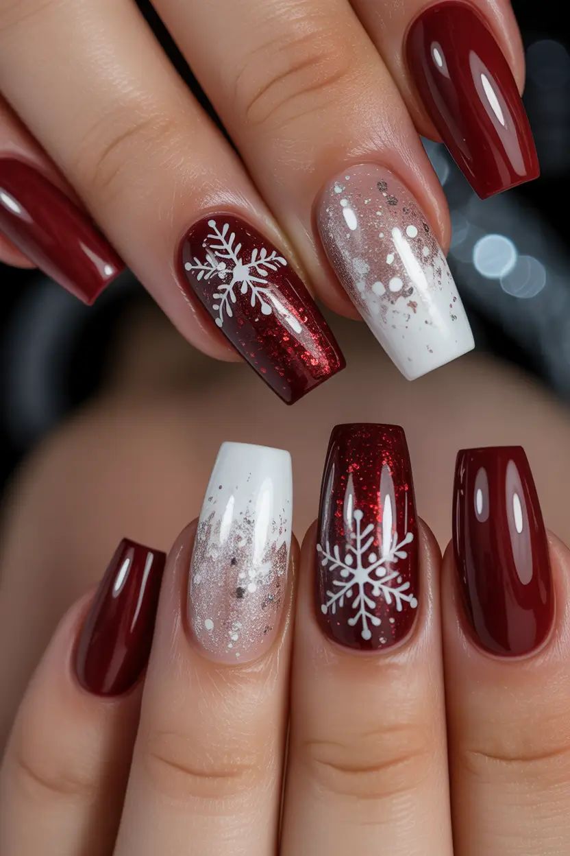 December Nails Christmas