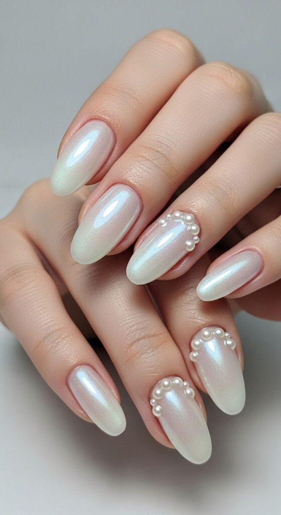 Pearl Shine Celebration Nails