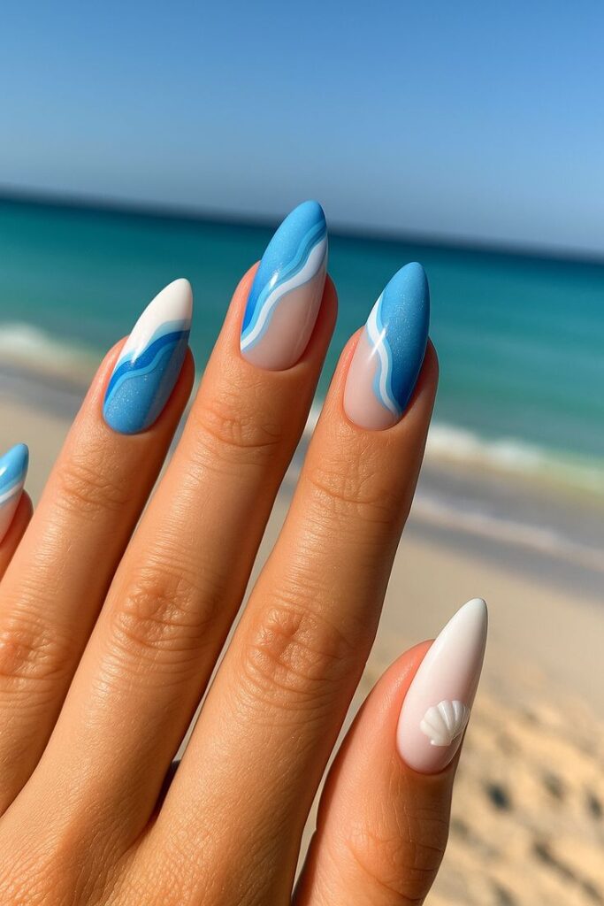 Ocean Blue Waves