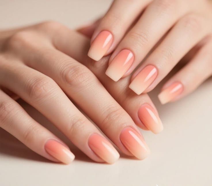 Peach Ombre Glow