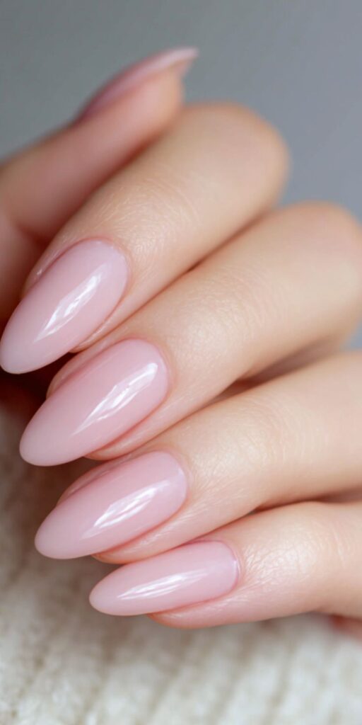 Sheer Pink Natural Nails