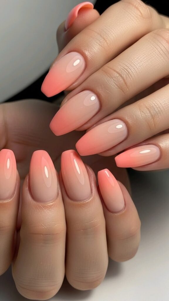 Soft Peach Ombre