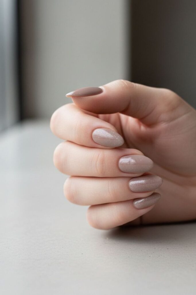 Soft Taupe with Minimal Accents