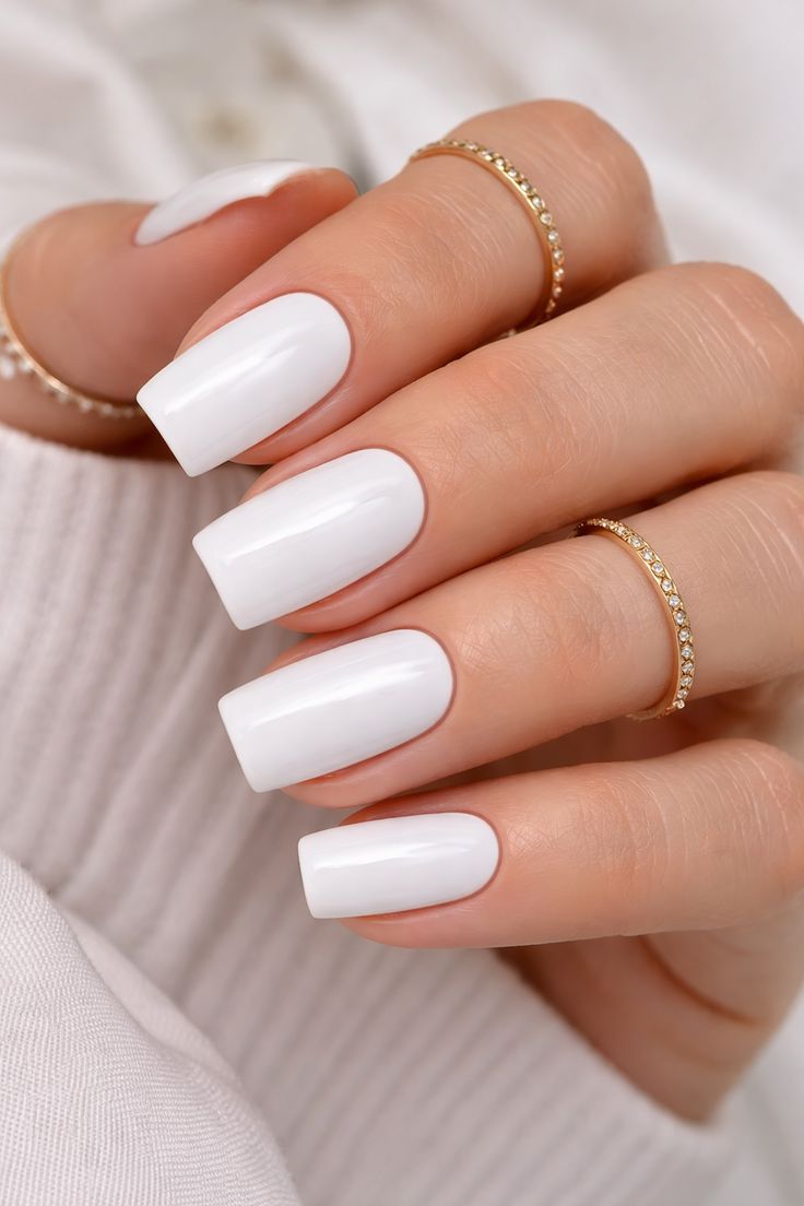 White Nail Inspo