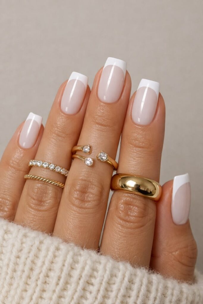White French Tip Nails