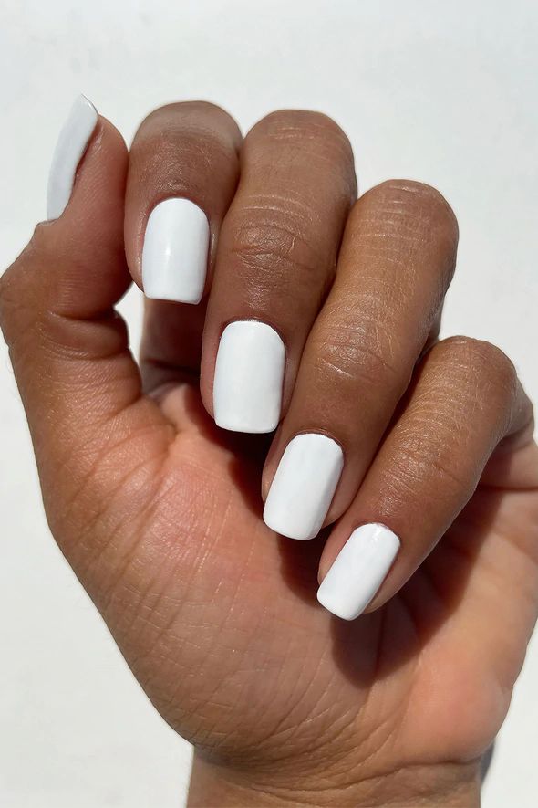 White Summer Nails