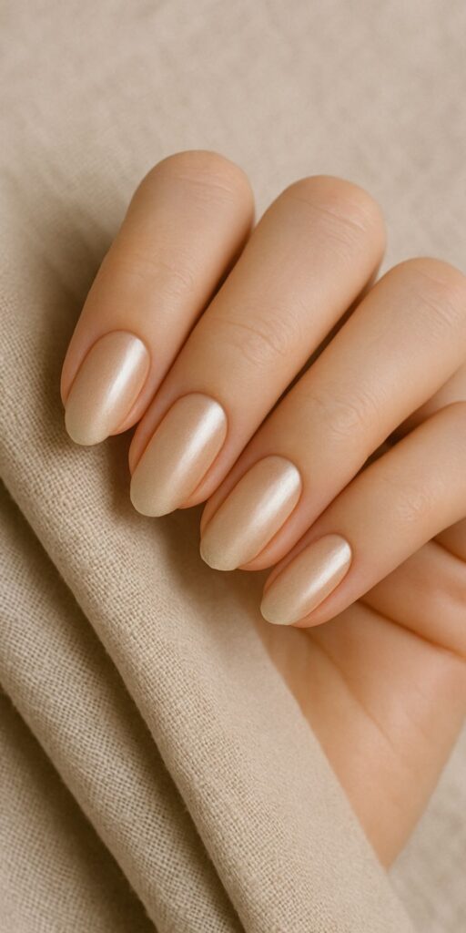 Light Champagne Nails